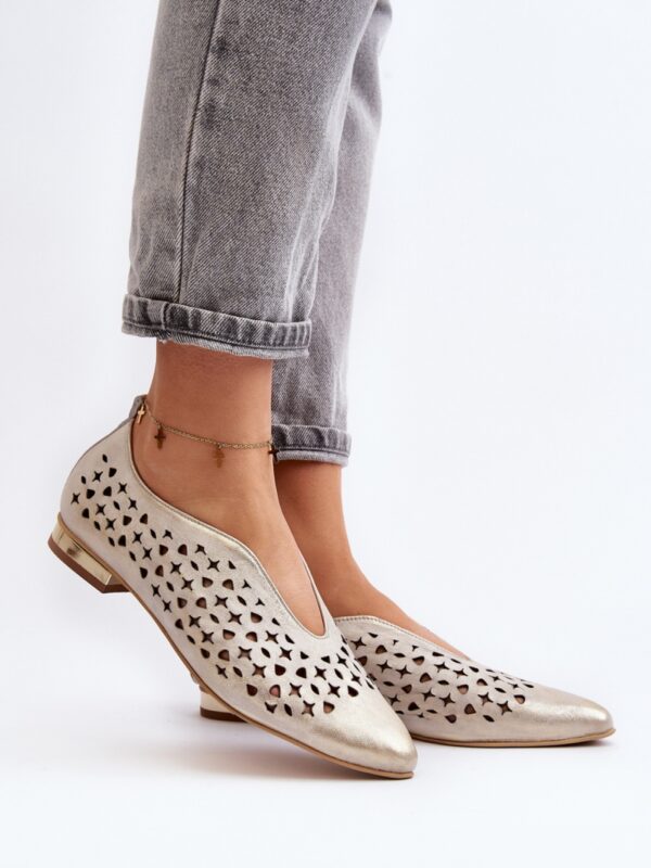 Baleriny Model Zazoo 2883/004 Gold - Step in style