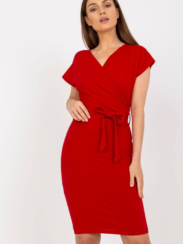 Sukienka Model RV-SK-8018.91 Red - Rue Paris