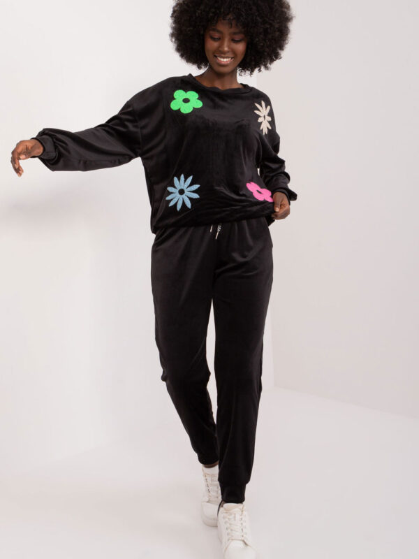 Spodnie Komplet Model DHJ-KMPL-8655.05 Black - Italy Moda