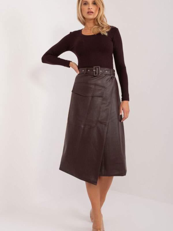 Spódnica Model EM-SD-B9326.64 Dark Brown - Factory Price