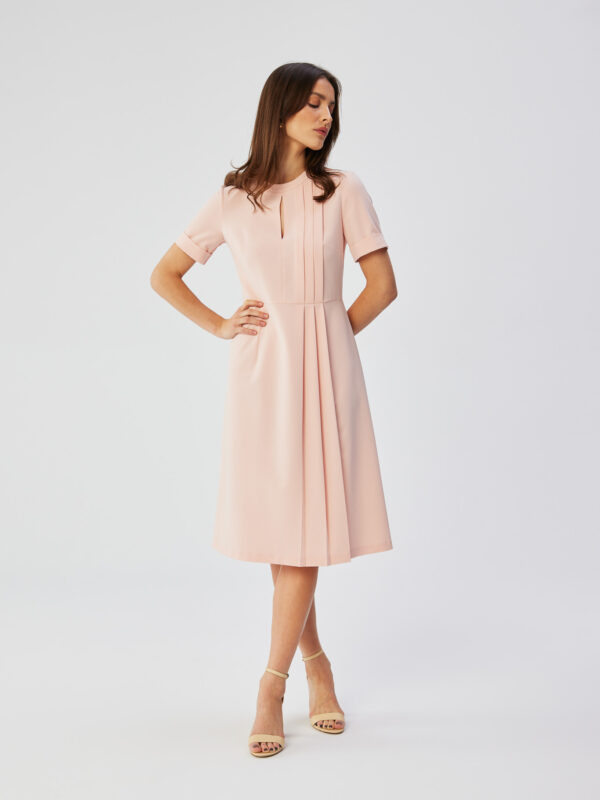 Sukienka Model S361 Powder Pink - Stylove