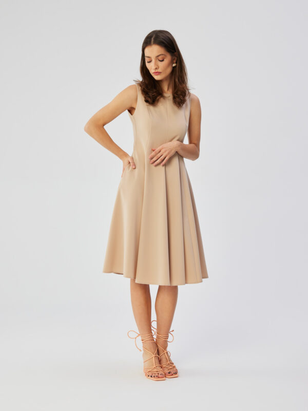 Sukienka Model S358 Beige - Stylove