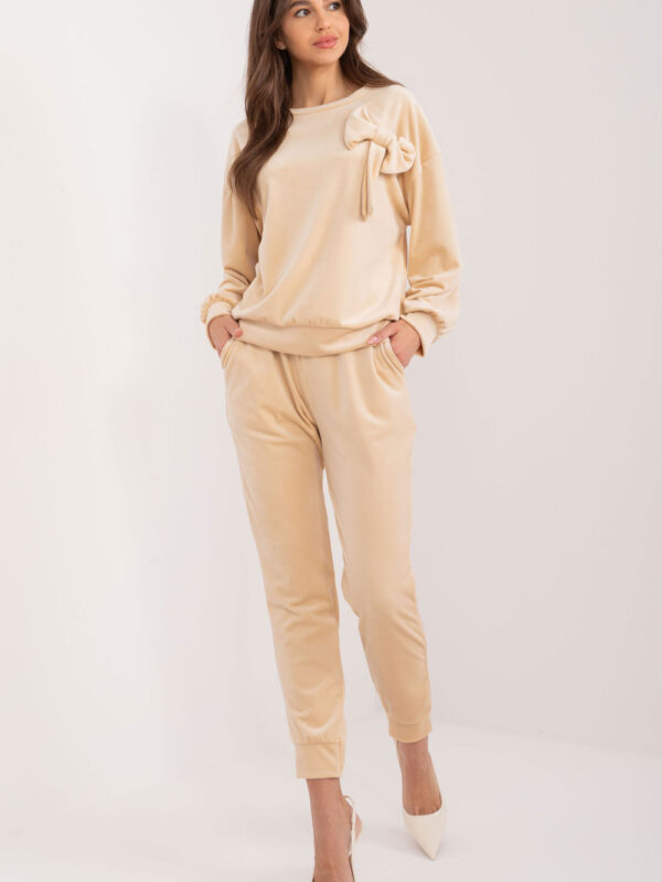 Spodnie Komplet Model DHJ-KMPL-8870.59 Beige - Italy Moda