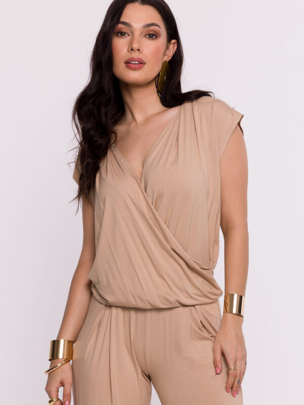 Bluzka Model B288 Beige - BeWear