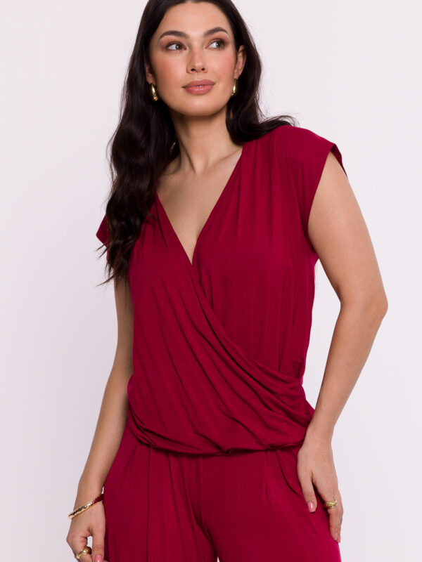 Bluzka Model B288 Bordo - BeWear