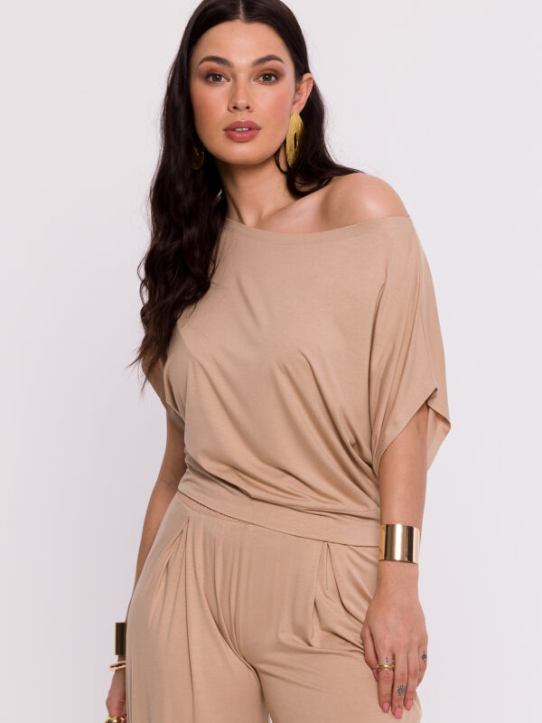 Bluzka Model B287 Cappuccino - BeWear