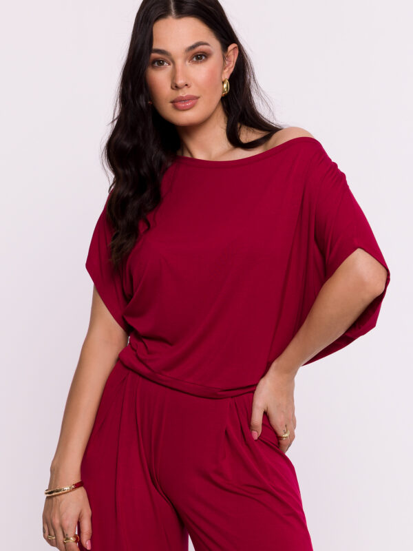 Bluzka Model B287 Bordo - BeWear