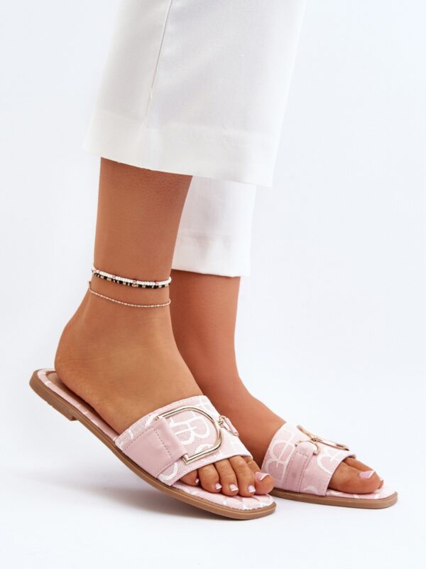 Sandał Klapki Model Taleci 1826 Pink - Step in style