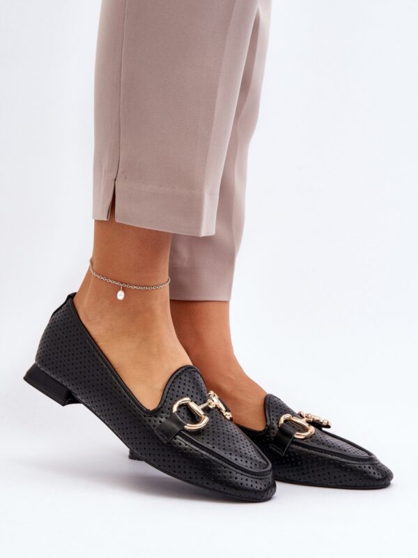 Mokasyny Model Iluvana FF-33 Black - Step in style