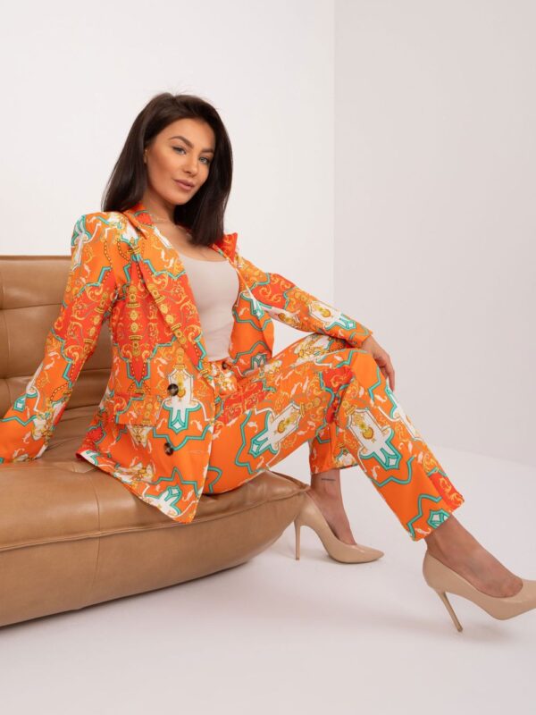 Spodnie Komplet Model DHJ-KMPL-17131.32X Orange - Italy Moda