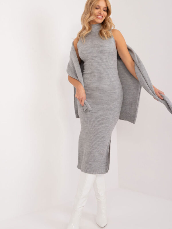 Sukienka Komplet Model BA-KMPL-1490.52 Grey - Badu