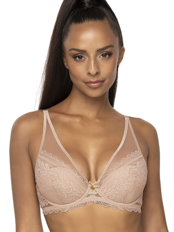 Biustonosz push up Biustonosz Push-up Model 0198/11 Estelle Beige - Mat
