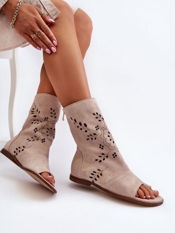 Sandały Model Zazoo 3437 Beige - Step in style