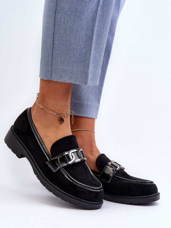 Mokasyny Model S.Barski HY350A Black - Step in style