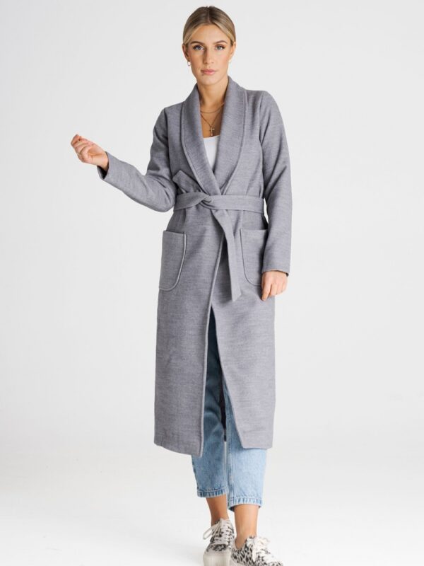 Płaszcz Damski Model M991 Grey - Figl