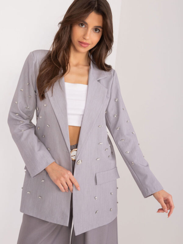 Marynarka Model DHJ-MA-18251.47 Grey - Italy Moda
