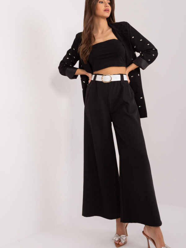Spodnie Damskie Model DHJ-SP-5583.97 Black - Italy Moda