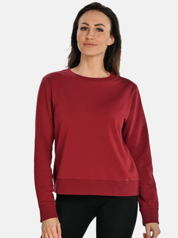 Bluza Damska Model Ellis 18102 Bordo - Teyli