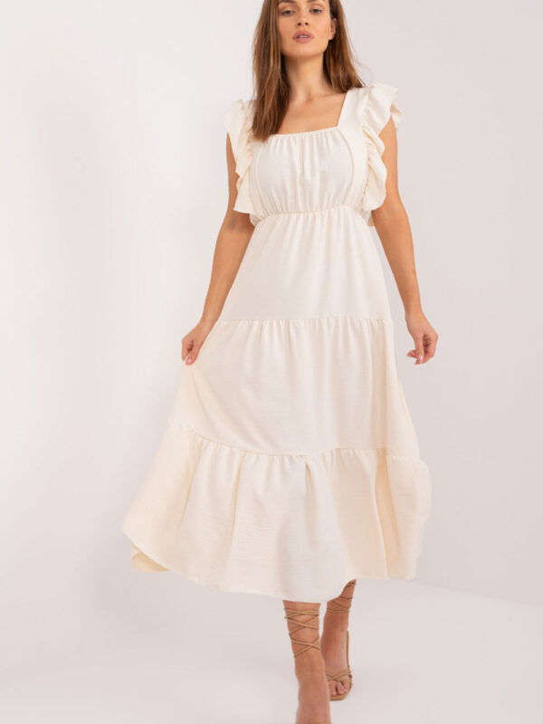 Sukienka Model DHJ-SK-8352.04 Light Beige - Italy Moda