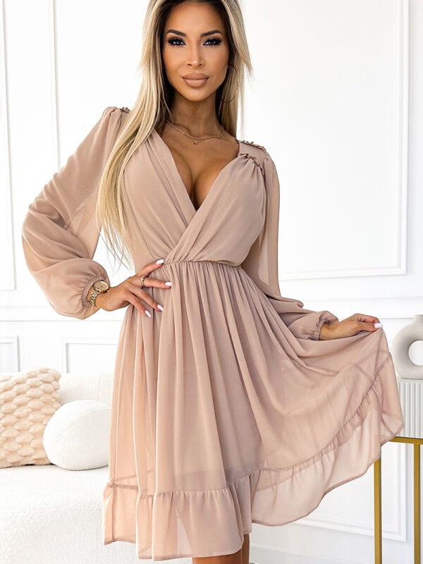 Sukienka Model Mila 538-1 Beige - Numoco