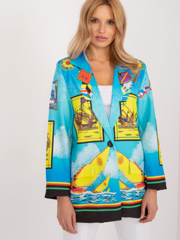 Marynarka Model DHJ-MA-18525-20.11X Blue - Italy Moda