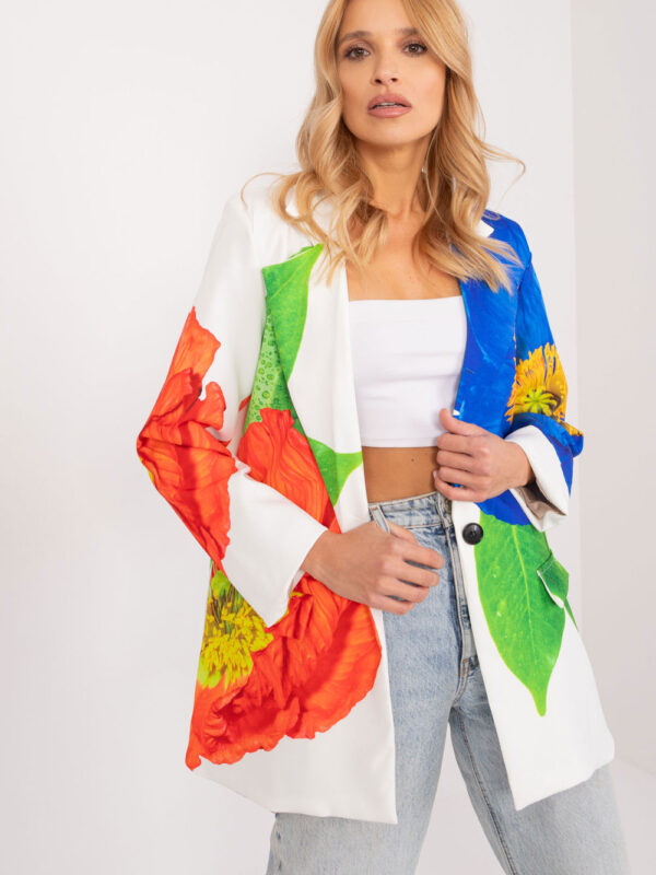 Marynarka Model DHJ-MA-18525-19.12X Ecru - Italy Moda