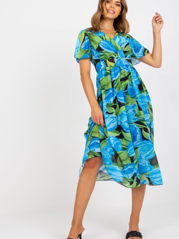 Sukienka Model DHJ-SK-15967.54P Black/Blue - Italy Moda