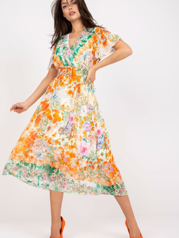 Sukienka Model DHJ-SK-15967-1.01P Orange - Italy Moda
