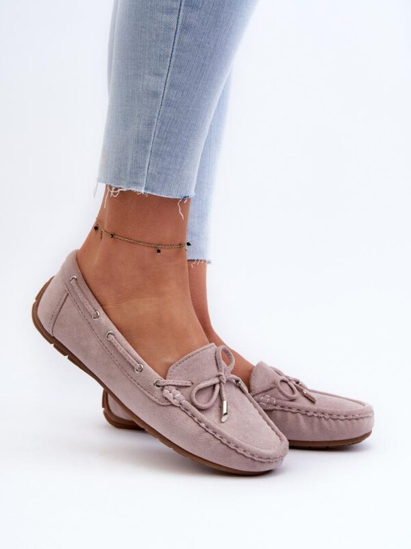Mokasyny Model Si Passione FT246 Violet - Step in style