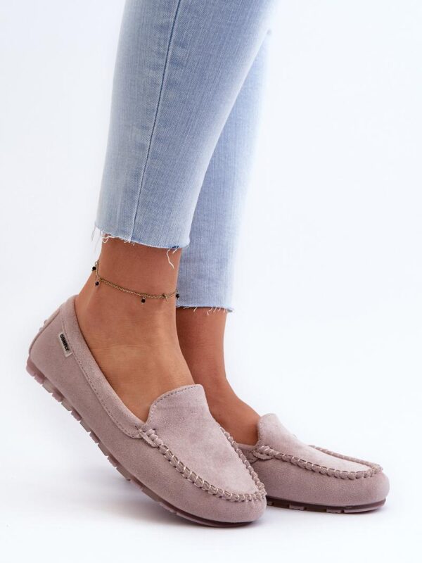 Mokasyny Model Amrutia DF937 Violet - Step in style