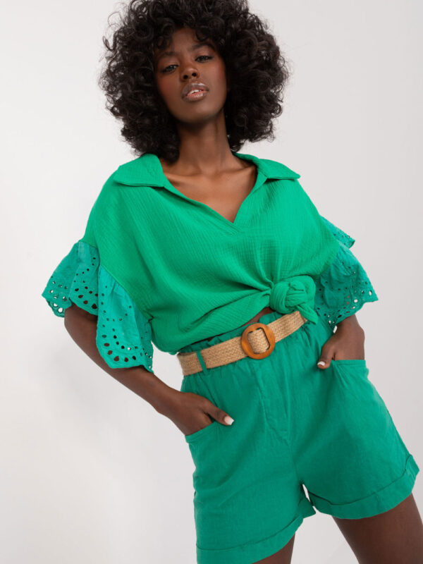 Szorty Damskie Model DHJ-SN-2598.29X Green - Italy Moda