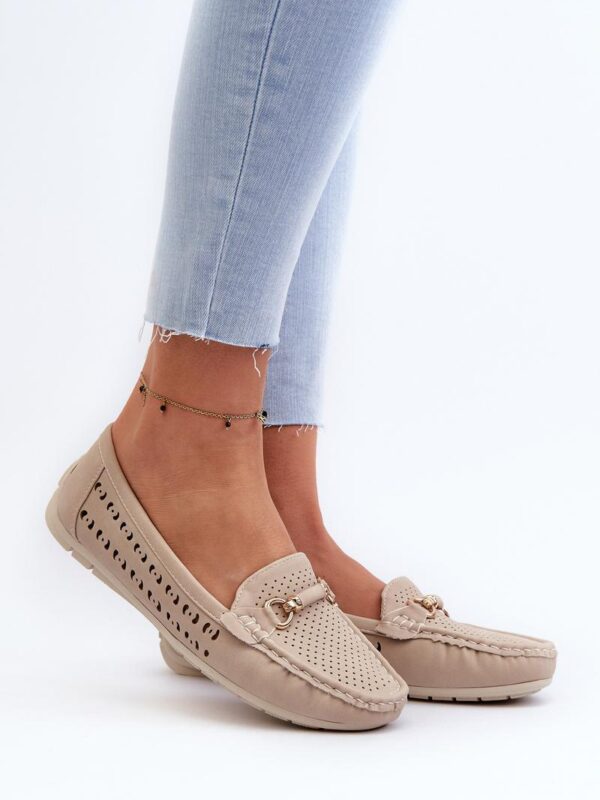 Mokasyny Model Kaydance VG251 Beige - Step in style