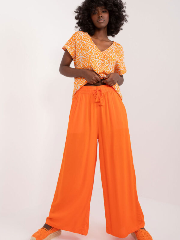 Spodnie Damskie Model D73761M62237D Orange - Sublevel