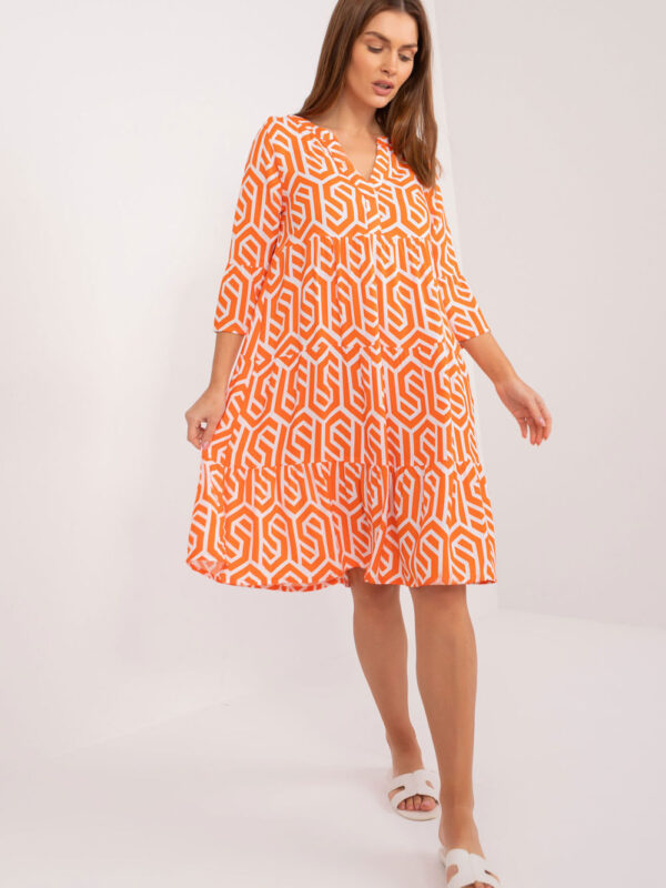 Sukienka Model D73771M30214K Orange - Sublevel
