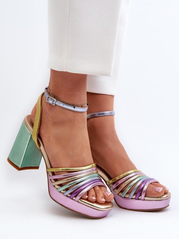 Sandały Model DA CR920 Multicolor Violet - Step in style