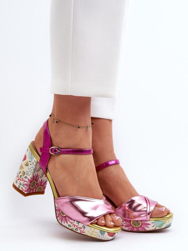 Sandały Model DA CR980 Pink - Step in style