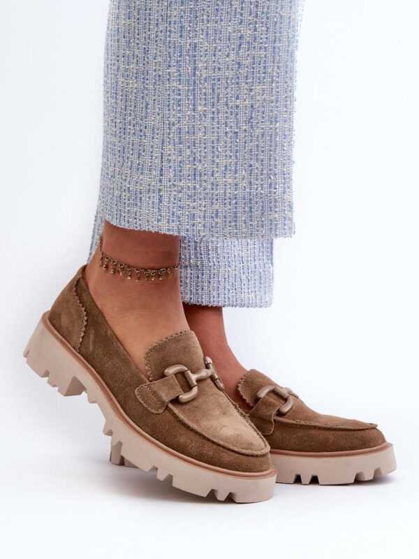 Mokasyny Model DA TW117 Brown - Step in style