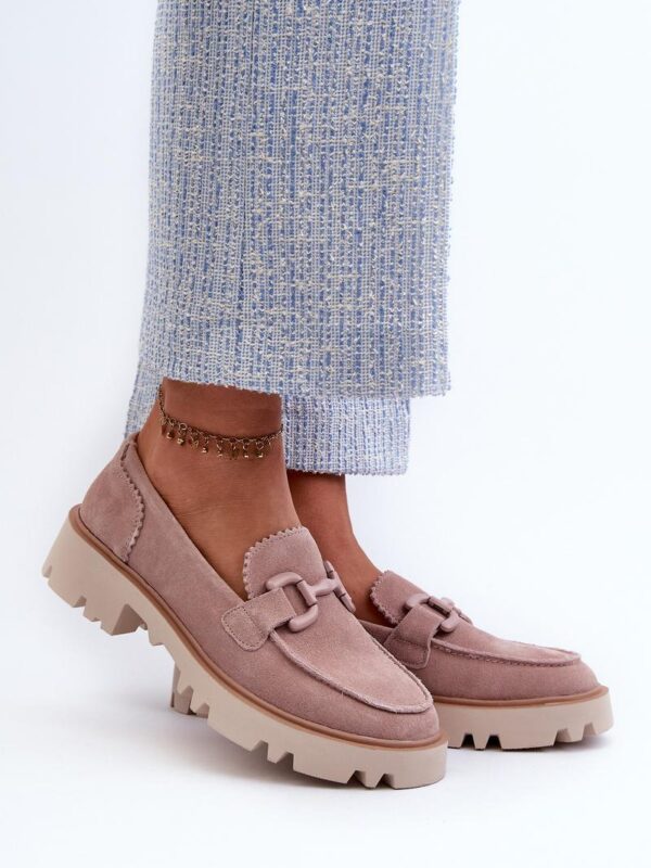 Mokasyny Model DA TW117 Pink - Step in style