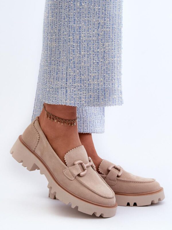 Mokasyny Model DA TW117 Beige - Step in style