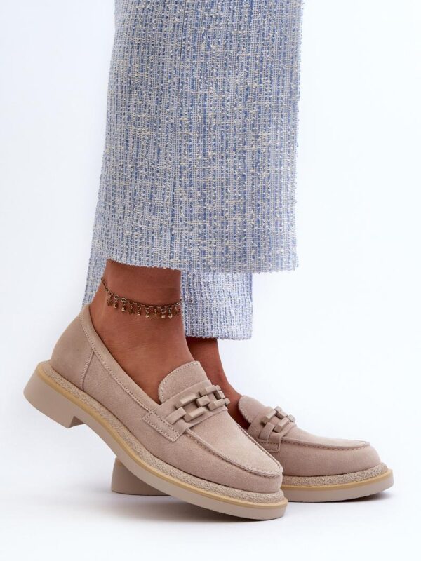 Mokasyny Model DA TW101 Beige - Step in style