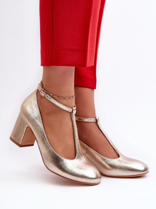 Czółenka Model Raniyah 834283 Gold - Step in style