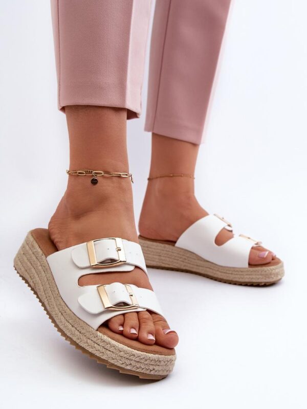 Sandał Klapki Model Zaloemi C-315 White - Step in style