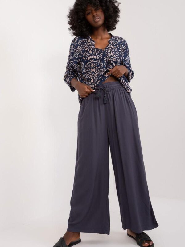 Spodnie Damskie Model D73761M62237E Navy - Sublevel