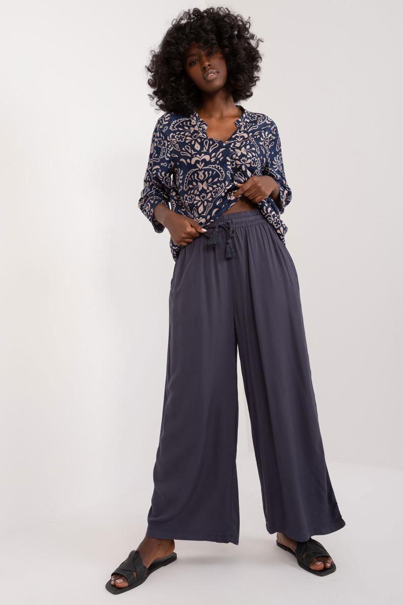 Spodnie Damskie Model D73761M62237E Navy - Sublevel
