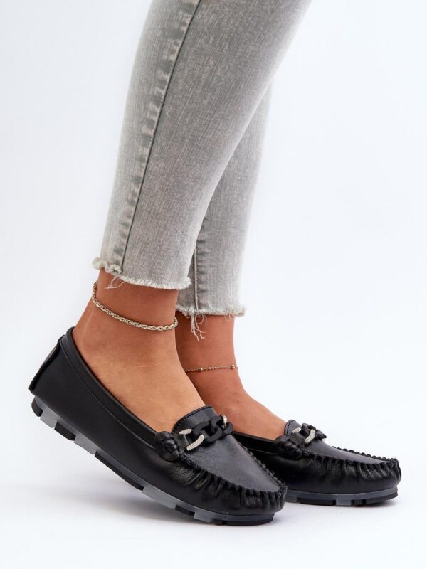 Mokasyny Model S.Barski LR339 Black - Step in style