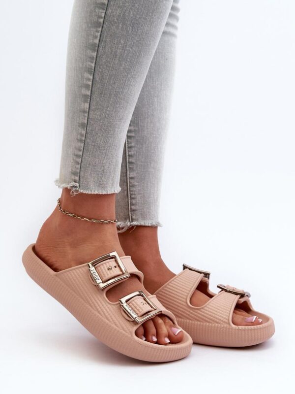 Sandał Klapki Model Zaxy LL285087 Beige - Step in style