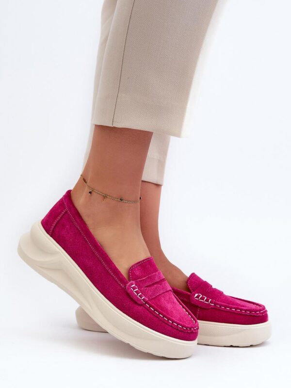 Mokasyny Model Filidia 24PB18-6889 Fuksja - Step in style