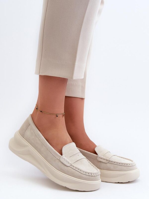 Mokasyny Model Filidia 24PB18-6889 Beige - Step in style
