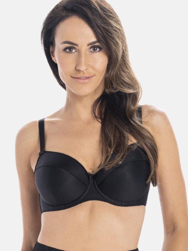 Biustonosz push up Biustonosz Usztywniany Model Rimma 2032 Black - Teyli