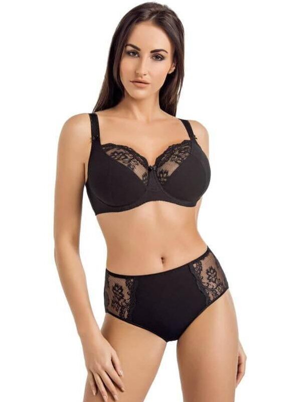 Biustonosz Soft Model Anastasia 217 Black - Teyli